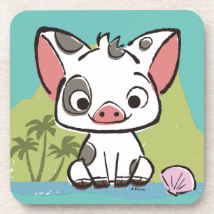 Moana   Pua The Pot Bellied Pig  Coaster