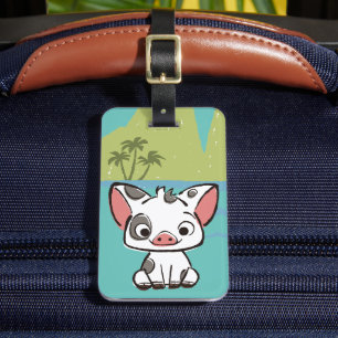 Moana   Pua The Pot Bellied Pig Luggage Tag