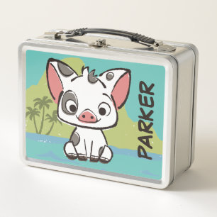 Moana   Pua The Pot Bellied Pig Metal Lunch Box