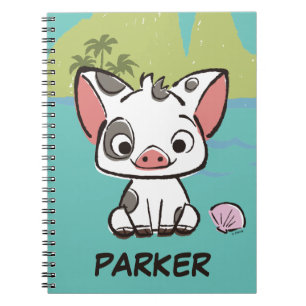 Moana   Pua The Pot Bellied Pig  Notebook