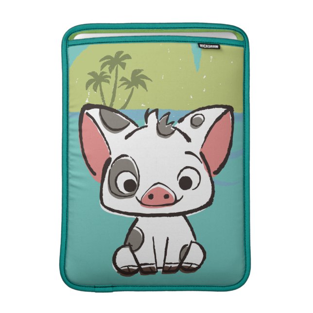 Moana | Pua The Pot Bellied Pig  Sleeve For MacBook Air (Front Device)