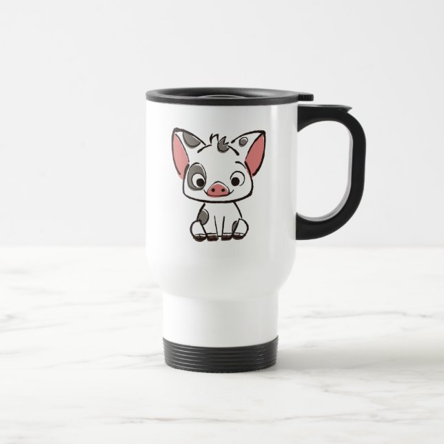 Moana | Pua The Pot Bellied Pig Travel Mug (Right)