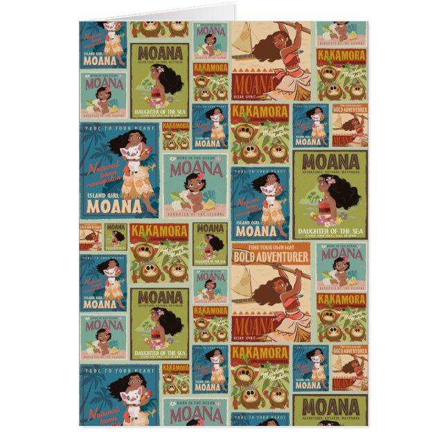 Moana | Retro Poster Pattern (Front)