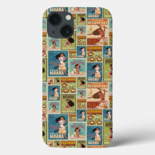 Moana   Retro Poster Pattern iPhone 13 Case