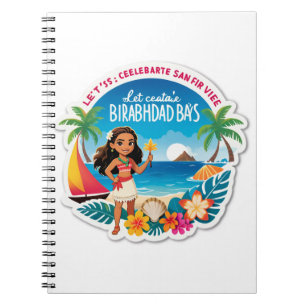 Moana’s Island Birthday Vibes Notebook