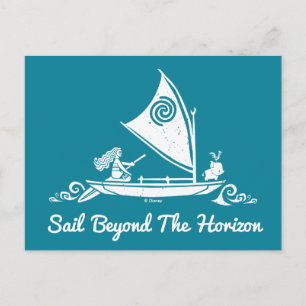 Moana   Sail Beyond The Horizon Postcard