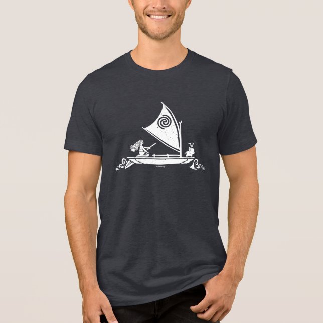 Moana | Sail Beyond The Horizon Tri-Blend Shirt (Front)