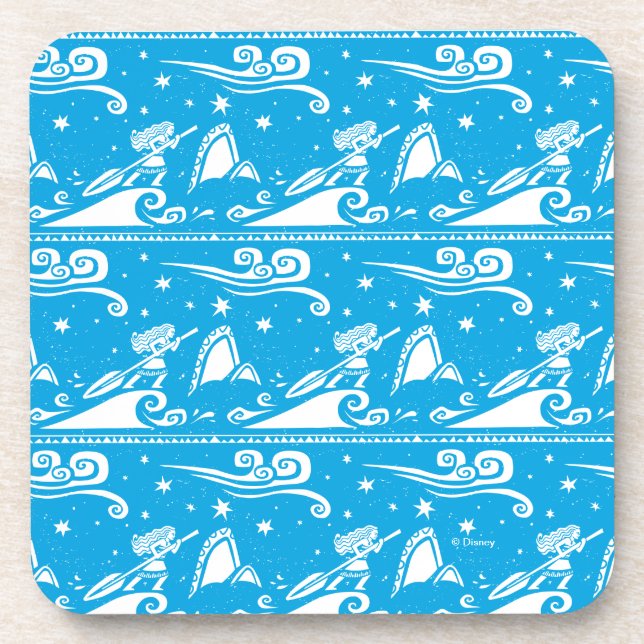 Moana | Sail By The Stars - Pattern Coaster (Front)