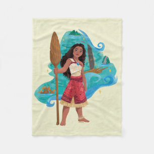 Moana Sailing Spirit Fleece Blanket