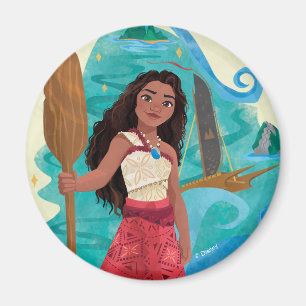 Moana Sailing Spirit Magnet