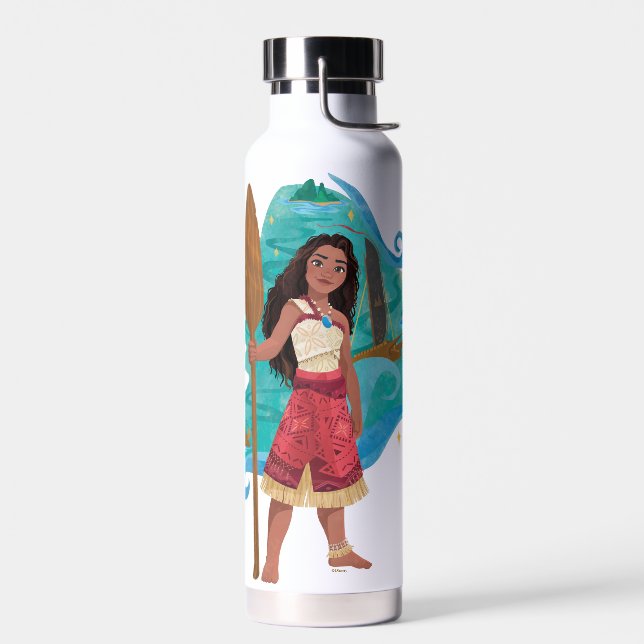 Moana Sailing Spirit Water Bottle (Left)