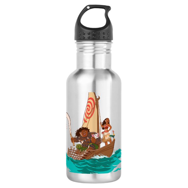 Moana | Set Your Own Course 710 Ml Water Bottle (Front)