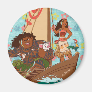 Moana   Set Your Own Course Magnet