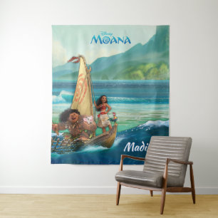 Moana   Set Your Own Course - Name Tapestry