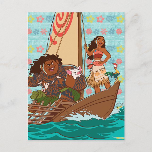 Moana | Set Your Own Course Postcard (Front)
