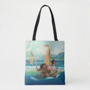 Moana Set Your Own Course Tote Bag