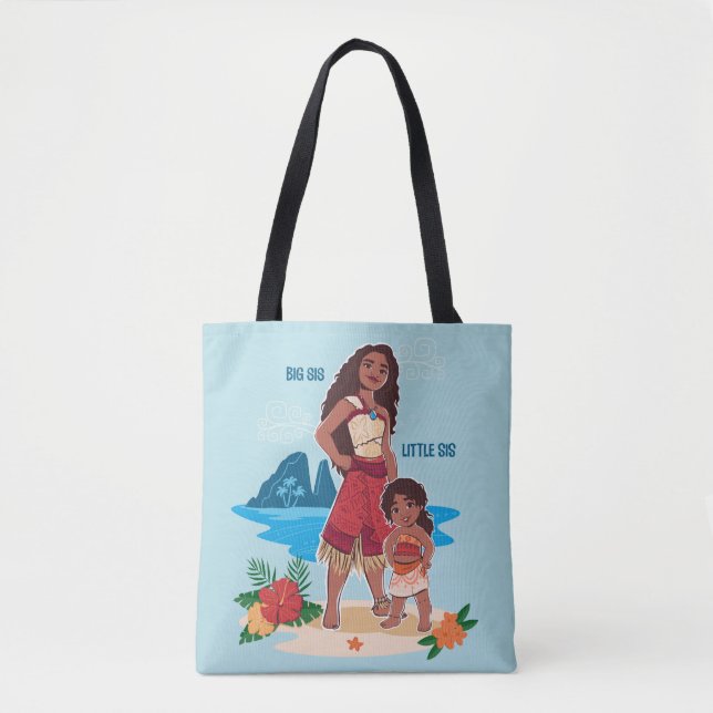 Moana & Simea: Big Sis Little Sis Tote Bag (Front)
