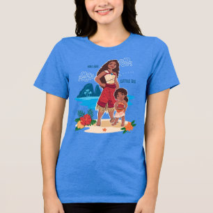 Moana & Simea: Big Sis Little Sis Tri-Blend Shirt