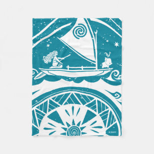 Moana   Star Reader Fleece Blanket