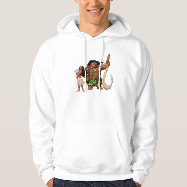 Moana | The Ocean Connects Us Hoodie (Front)