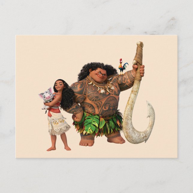 Moana | The Ocean Connects Us Postcard (Front)