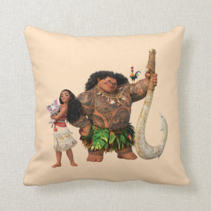 Moana   The Ocean Connects Us Throw Pillow