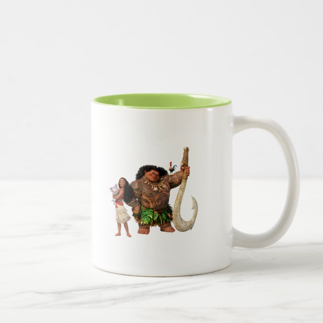 Moana | The Ocean Connects Us Two-Tone Coffee Mug (Right)