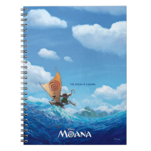 Moana The Ocean Is Calling Notebook