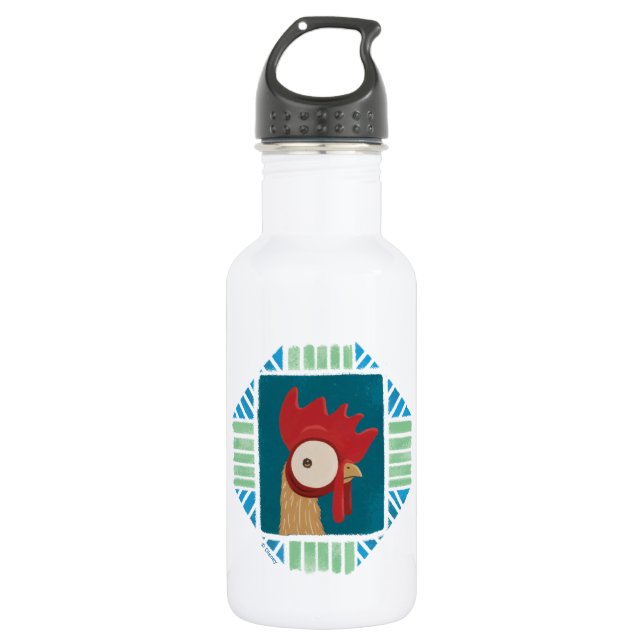 Moana | Vintage Heihei 532 Ml Water Bottle (Front)