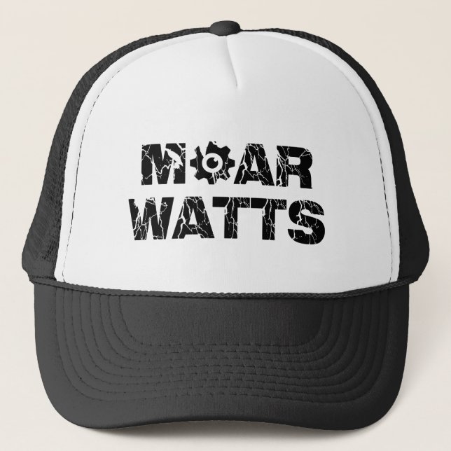 Moar Watts Trucker Hat (Front)