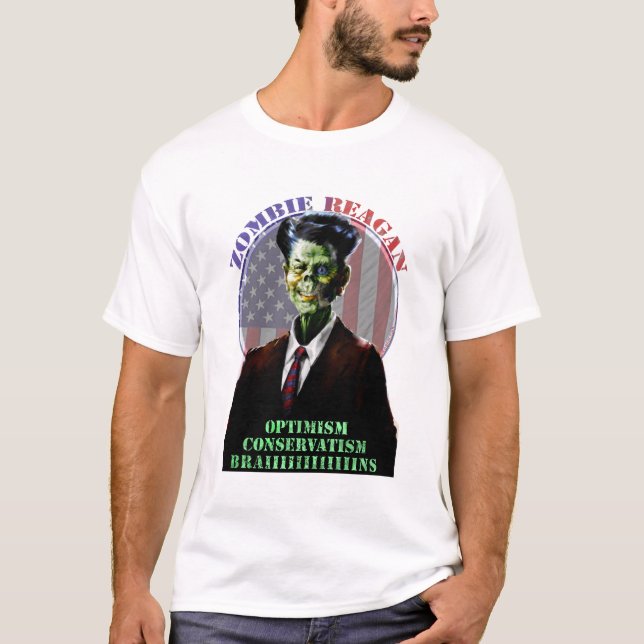 Moar Zombie Reagan! T-Shirt (Front)