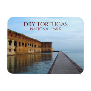 Moat at Fort Jefferson, Garden Key, Dry Tortugas Magnet
