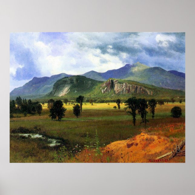 Moat Mountain, New Hampshire Bierstadt Poster (Front)