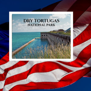 Moat, Wall, Fort Jefferson, Dry Tortugas Postcard