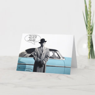 Mob greeting card