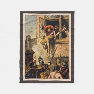 Mob Justice on Saint Bartholomew Day Massacre Fleece Blanket