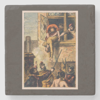 Mob Justice on Saint Bartholomew Day Massacre  Stone Coaster