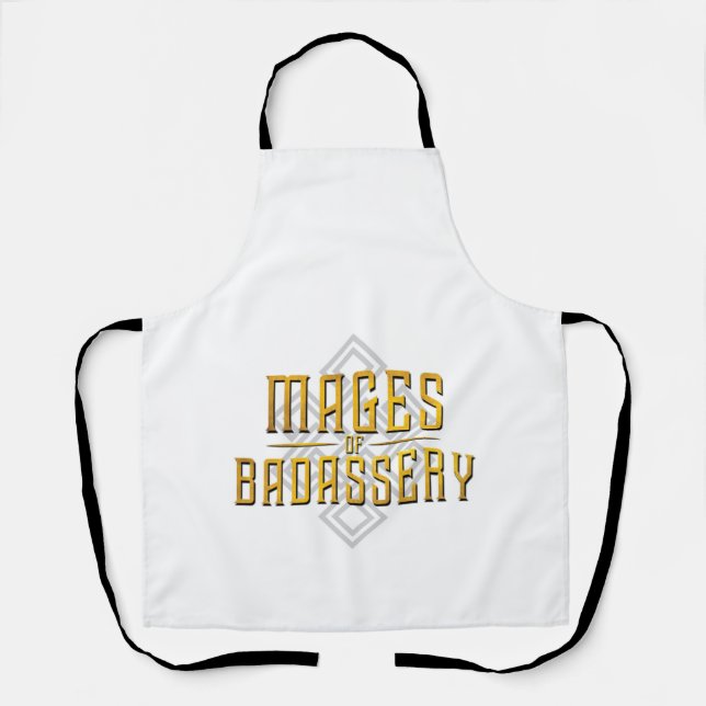 MoB Mages of Badassery Design - Apron  (Front)
