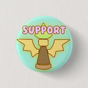 MOBA Role Badge - Support 1 Inch Round Button