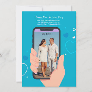 Mobil Phone Photo Faire-part