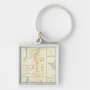 Mobile, Ala rebel defences Keychain