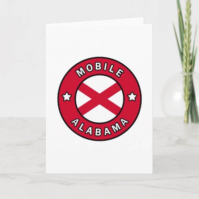 Mobile Alabama Card (Front)