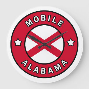 Mobile Alabama Large Clock