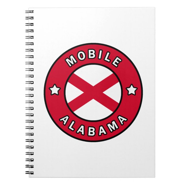Mobile Alabama Notebook (Front)