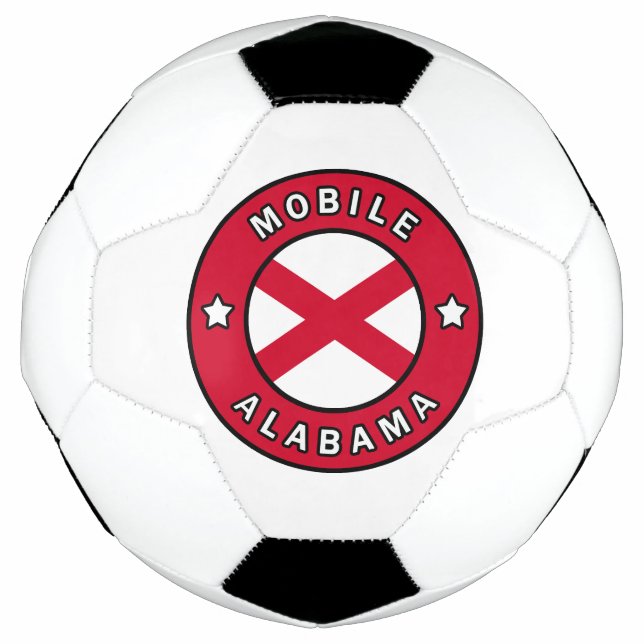 Mobile Alabama Soccer Ball (Front)