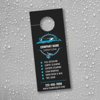 Mobile Auto Detailing Door Hanger, Car Detail Wash