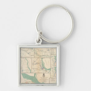 Mobile, Blakely, Messinger's Ferry-Canton Keychain