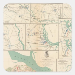 Mobile, Blakely, Messinger's Ferry-Canton Square Sticker