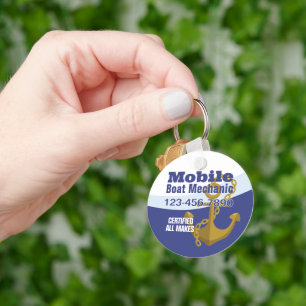 Mobile Boat Mechanic Keychain