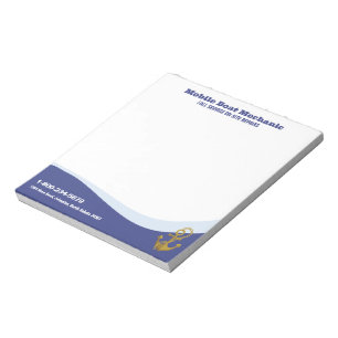 Mobile Boat Mechanic Notepad